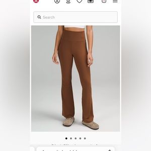 Lululemon groove pant. Women  size 2.  Brown color